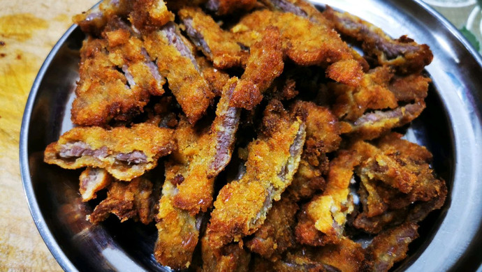 超好吃的炸牛排