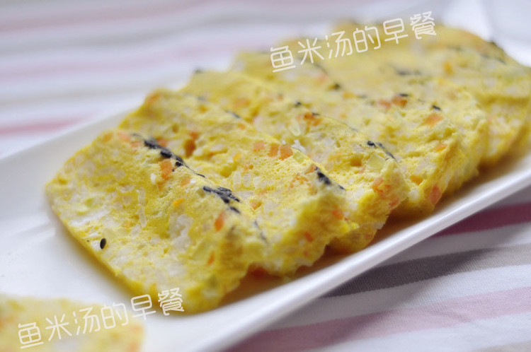 时蔬蛋饭糕——宝宝辅食的做法