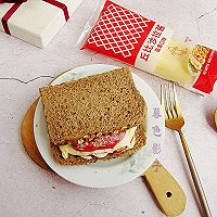 #丘比三明治# 不用起早，5分钟就做好低卡的早餐的做法图解5