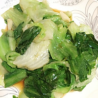 炒包生菜的做法图解6