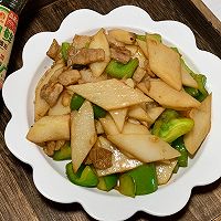 #橄享国民味 热烹更美味#肉片炒山药的做法图解15