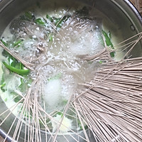 青椒肉丝鸡蛋荞麦面的做法图解6