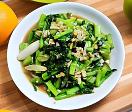 厨房小白必学！5分钟解锁美味蒜蓉菜心的做法