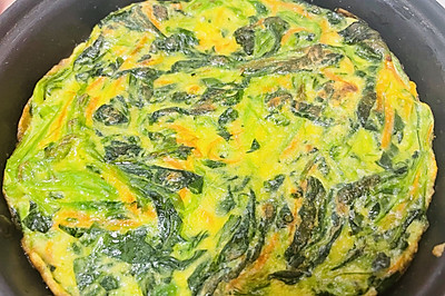 减脂菠菜鸡蛋饼