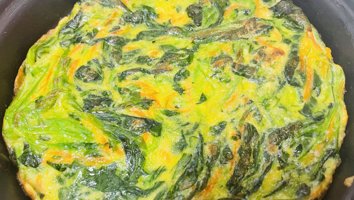减脂菠菜鸡蛋饼