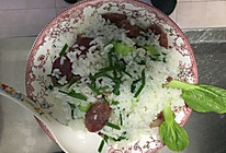 香肠青菜炒饭的做法