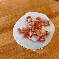 饺子皮版千层肉饼【宝宝最爱早餐】的做法图解3