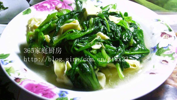 菠菜炒百叶