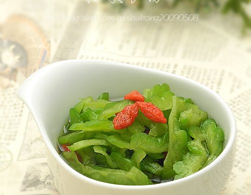 蜜汁苦瓜