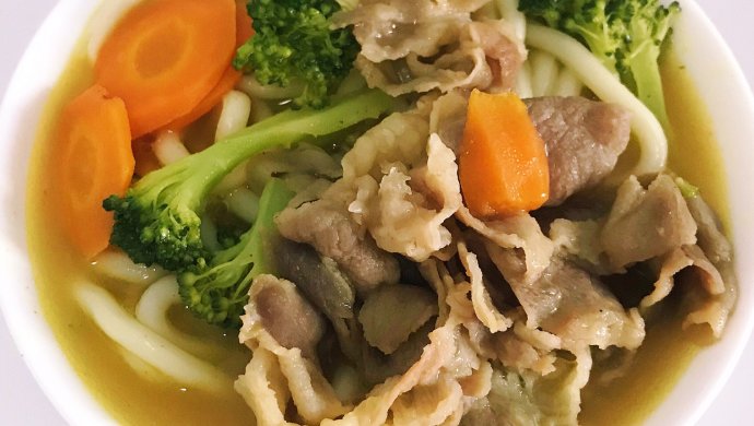 咖喱肥牛乌冬面