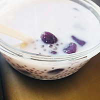 椰汁芋圆西米露的做法图解5