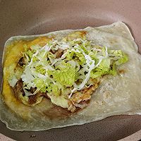 #pick哪种真芝味-瀑布拉丝#拉丝鸡蛋灌饼（自创）的做法图解13