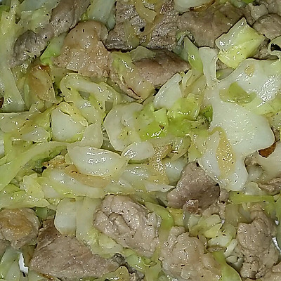 卷心菜炒肉片