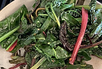 素炒原生态的绿叶菜的做法