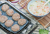 牛肉团子 × 芹菜胡萝卜粥的做法