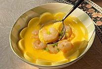 玉子豆腐蒸鸡蛋虾仁的做法