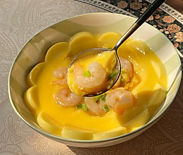 玉子豆腐蒸鸡蛋虾仁的做法