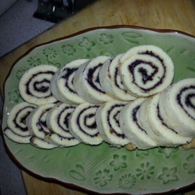 葡萄干蓝莓蛋糕卷