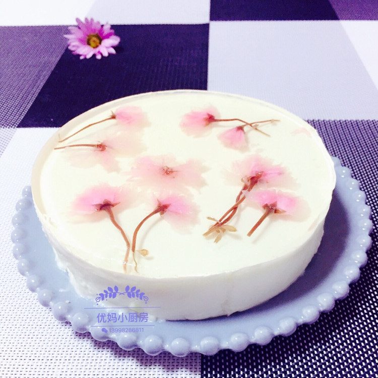樱花慕斯蛋糕的做法