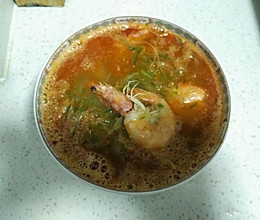 萝卜丝大虾汤的做法