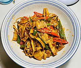香笋炒肉的做法