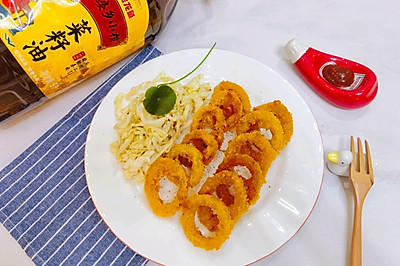 外酥里嫩的炸鱿鱼圈