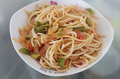 自制田园意面