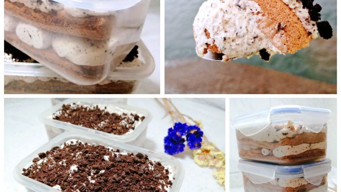 缤纷下午茶～奥利奥咸奶油盒子蛋糕