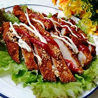 #合理膳食 营养健康进家庭#香酥炸鸡排的做法图解7