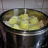 菠菜汁花卷的做法图解6