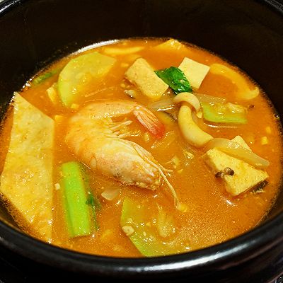 炎炎夏日 也要喝热乎乎的韩式大酱汤