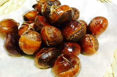 烤箱版糖炒栗子
