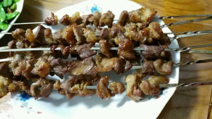 家用烤箱羊肉串