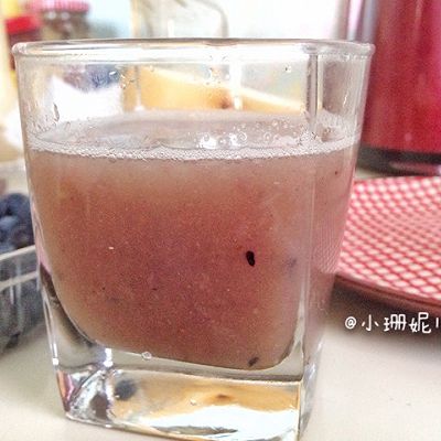蓝莓雪梨汁—润肠通便神果汁！