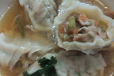 芹菜小馄饨 附厨房小白必看的馄饨的包法