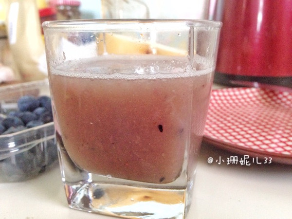 蓝莓雪梨汁—润肠通便神果汁！