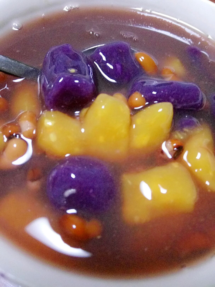 甜蜜红豆仙芋丸冰糖的做法