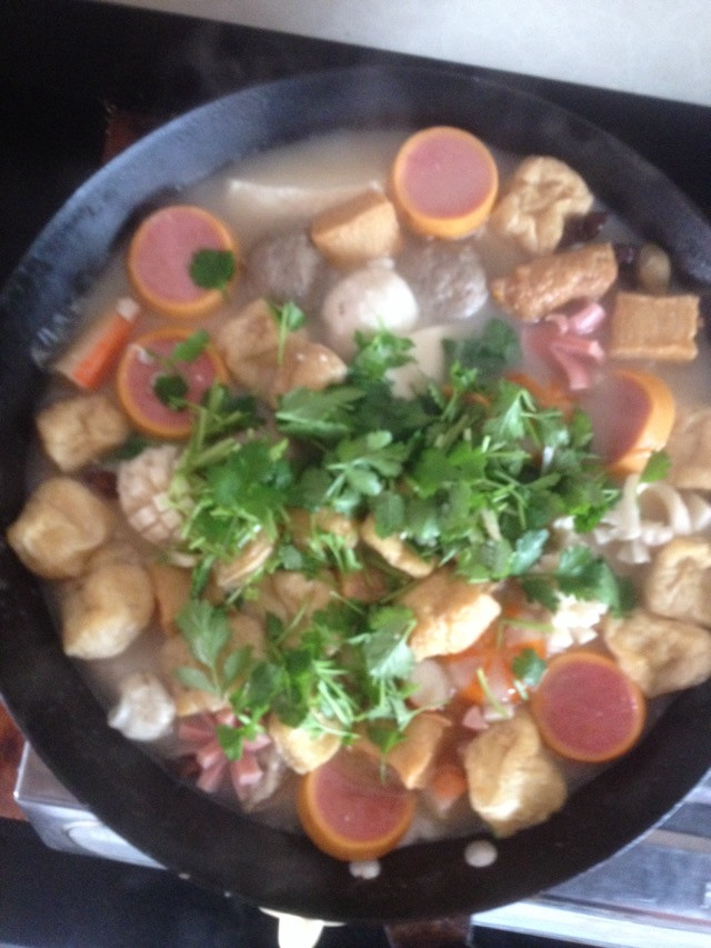 鱼头豆腐火锅的做法