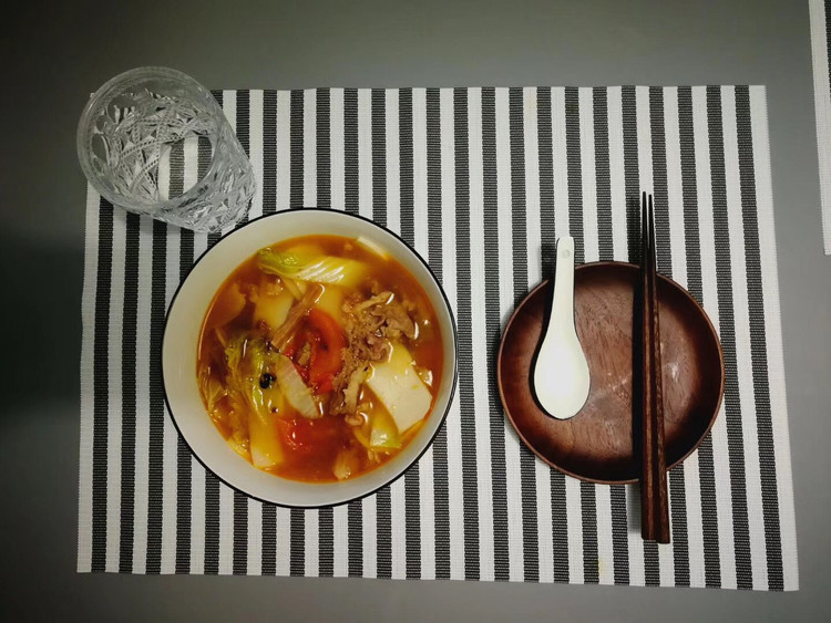 醋溜白菜番茄的做法