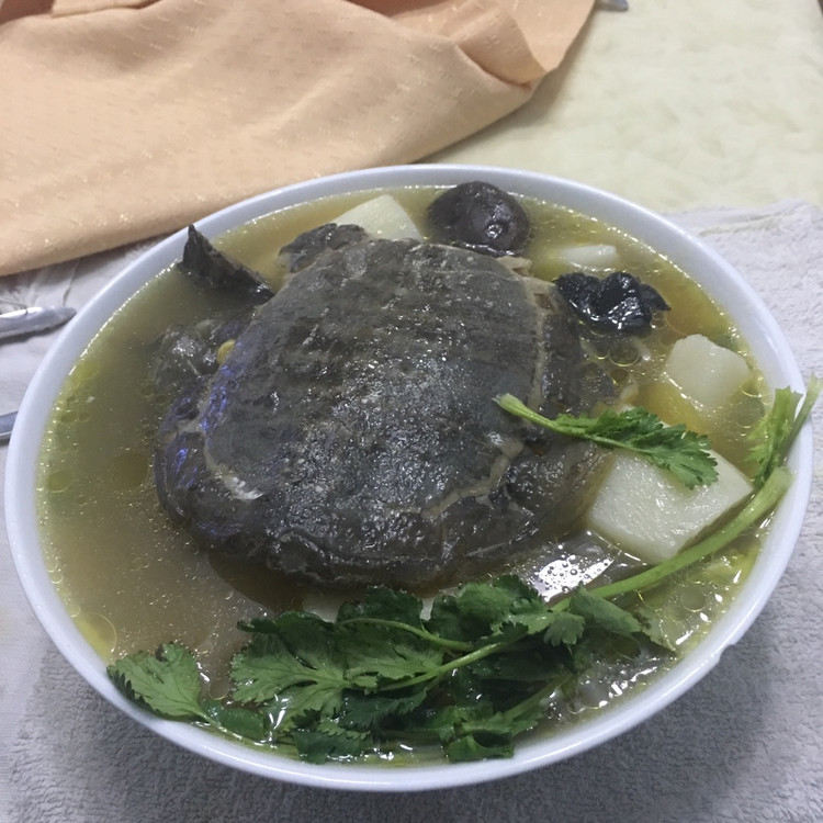 乌鸡甲鱼汤的做法