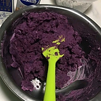 紫薯核桃软糕的做法图解1