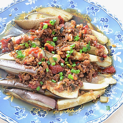 剁椒肉末蒸茄子