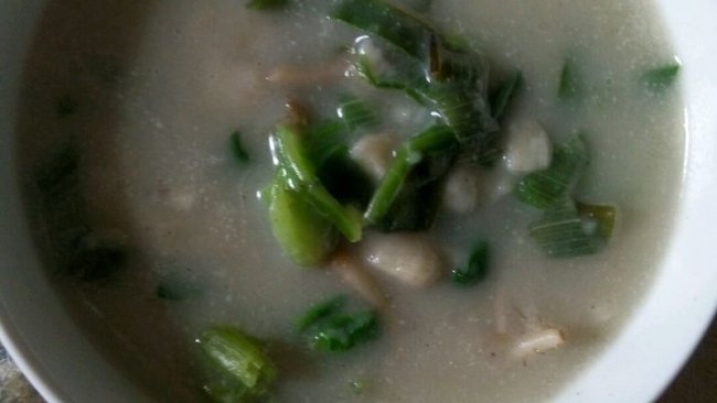 香香绿豆杂面汤的做法