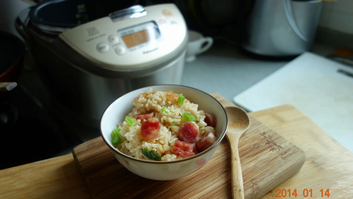 腊味煲仔饭－松下电饭锅试用