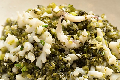 【雪菜墨鱼】还胃口一个清白？这菜包您满意！