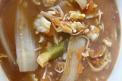 番茄鳕鱼锅