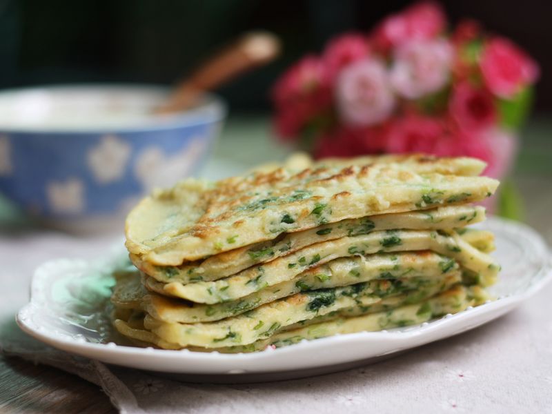 芹菜煎饼