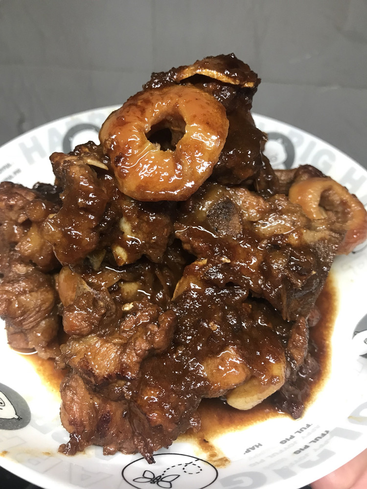沙果干糖醋排骨的做法