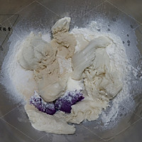 紫薯吐司—冷藏中种的做法图解3