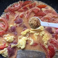 番茄鸡蛋瘦肉汤汁的做法图解6